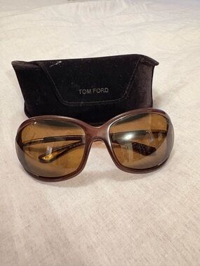 Tom Ford Jennifer Brown / Tortoise Oversized Women's Sunglasses